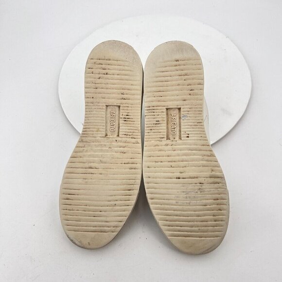 Axel Arigato Clean 90 Women Sz 7.5 White Leather Grey Suede Low Top Casual Shoes - Picture 10 of 14